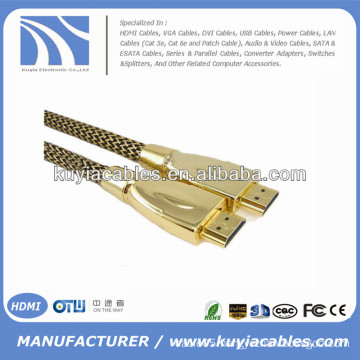 High Quality Zinc Alloy shell Metal HDMI Cable